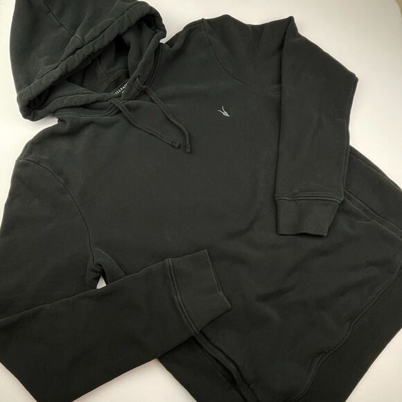 ~ ALLSAINTS Mens Raven Pullover Ramskull Hoodie Med Sweatshirt Kangaroo Pocket - Picture 10 of 16